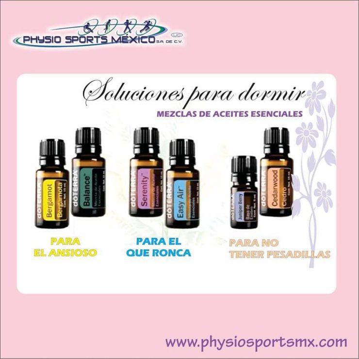 Aceites esenciales para dormir DoTerra