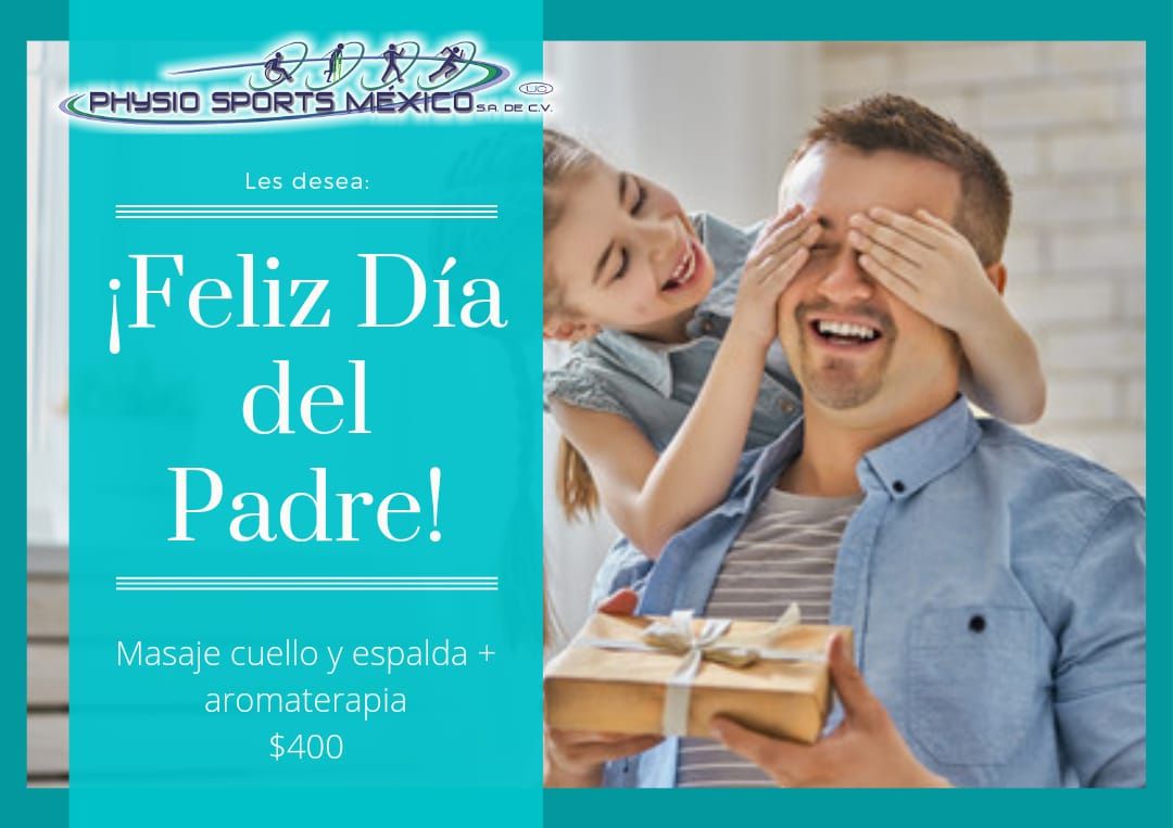 Promoción día del padre - Clínica de fisioterapia Physio Sports México