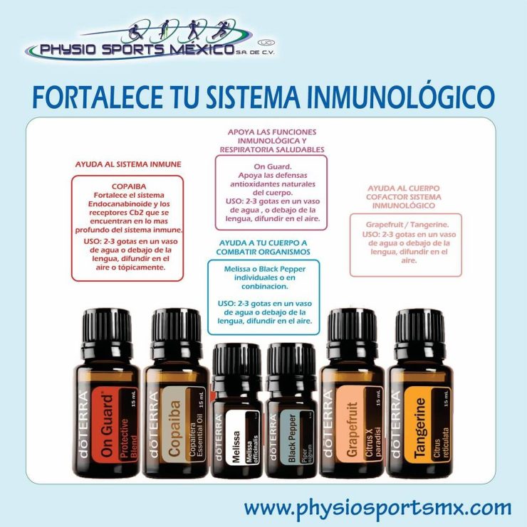 Fortalece tu sistema inmunologico con aceites esenciales doTerra