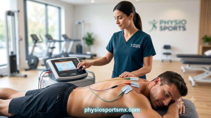 Electroterapia en Physio Sports MX