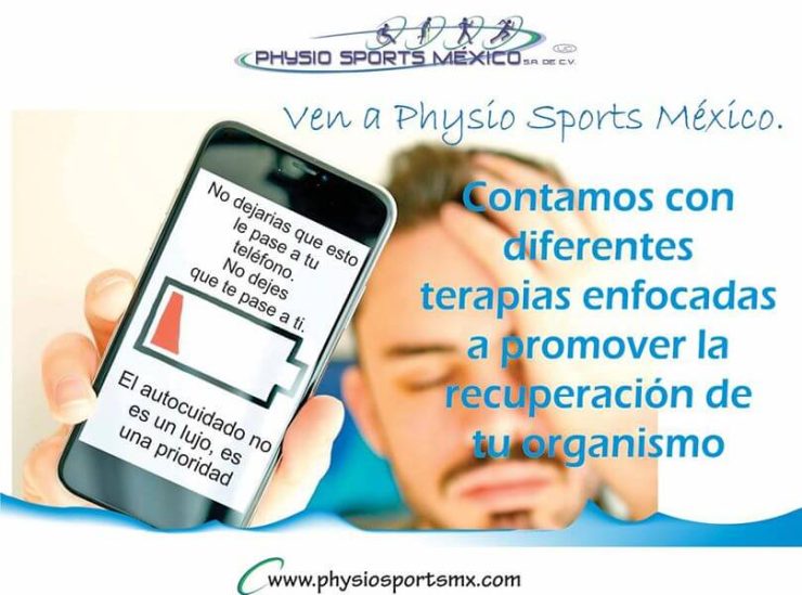 ¿Pila baja? Ven a nuestras terapias de recuperación en Physio Sports México